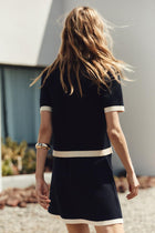 SHORT SLEEVE KNIT CARDIGAN